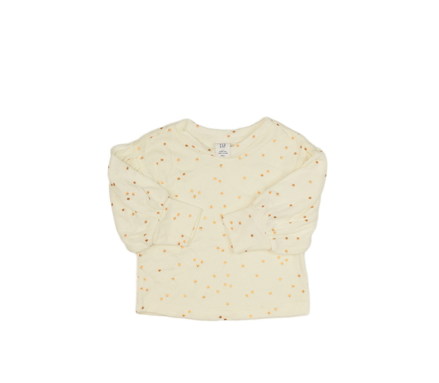 Krémové triko s hvězdami Gap 