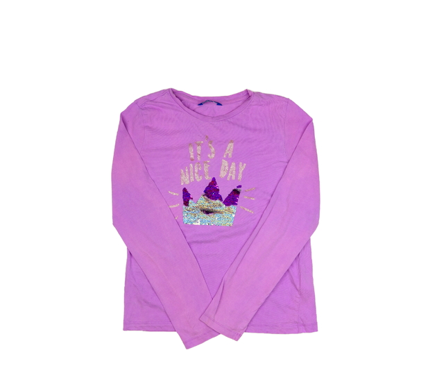 Růžové triko s korunkou 