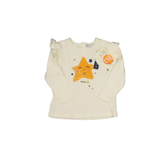 Nové krémové triko s hvězdou