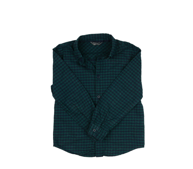 Zelená kostkovaná košile Primark 