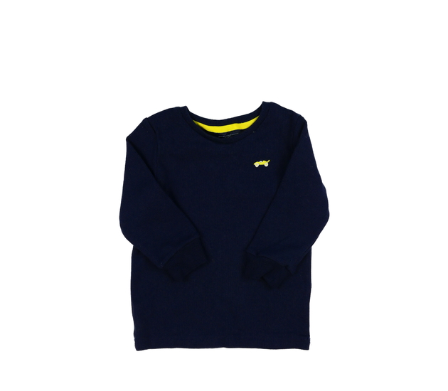 Modré teplejší triko s autem Next