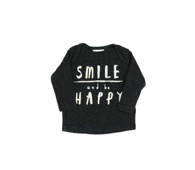 Šedé triko s nápisy Next