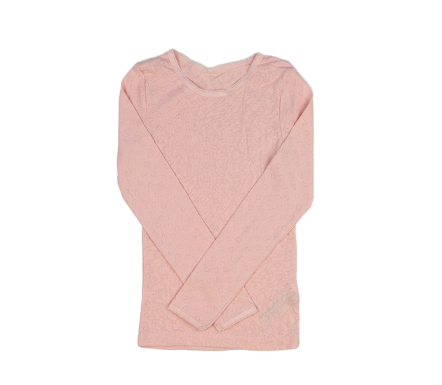 Růžové madeirové triko se srdíčky Primark 