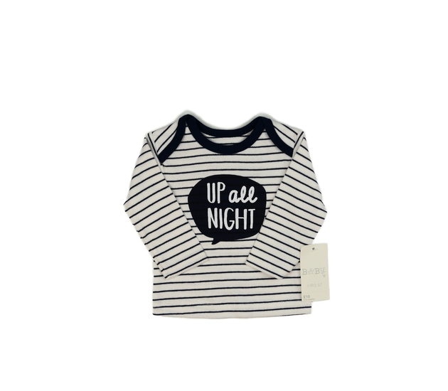 Nové pruhované bílo-modré triko 