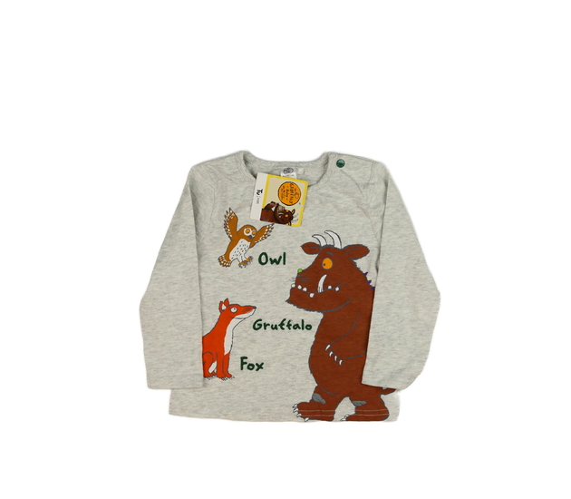 Nové šedé melírované triko The Gruffalo Tu 