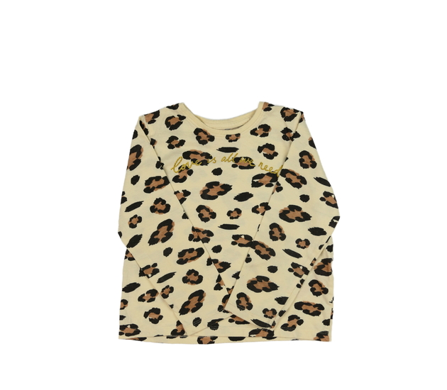 Hnědé vzorované triko Primark 