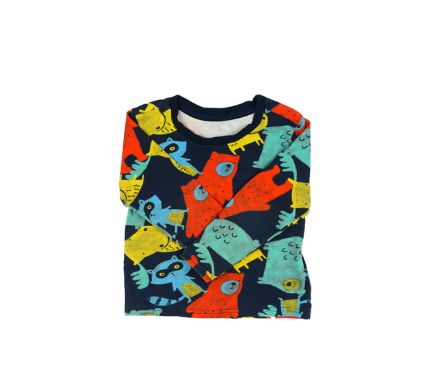 Modré triko se zvířátky Primark 