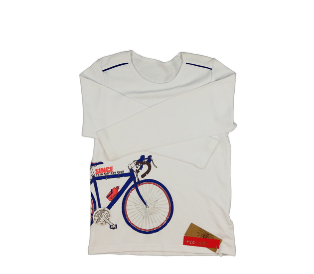 Nové bílé triko s kolem 