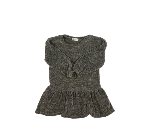 Šedé melírované teplé dlouhé triko H&M