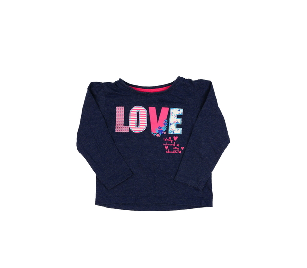 Modré triko s nápisem Primark 