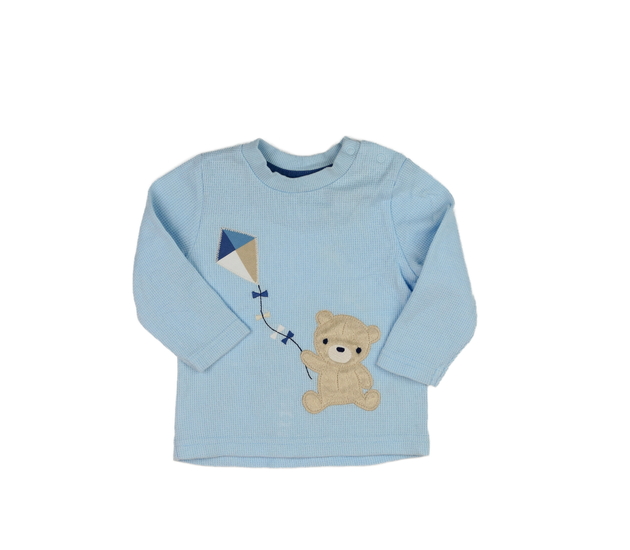 Modré triko s medvědem Nutmeg
