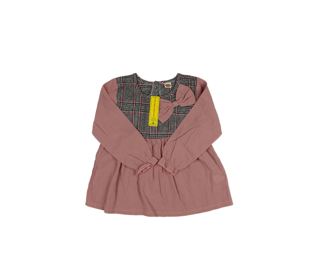 Nová růžová halenka s mašlí 