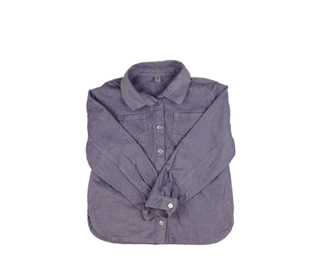 Fialová manšestrová košile Tu 