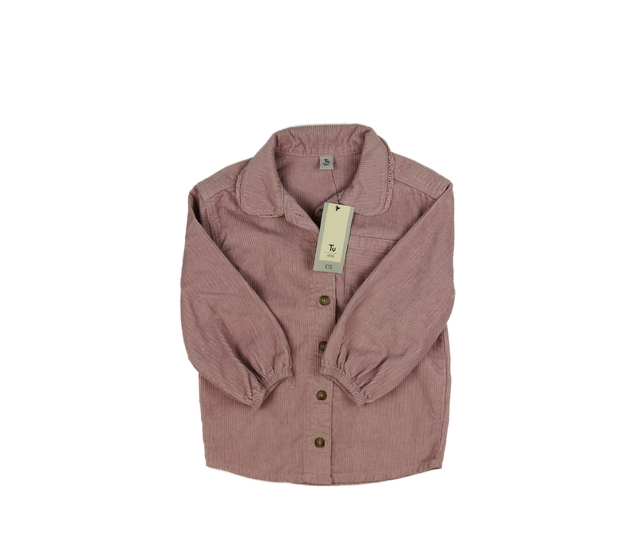 Nová růžová manšestrová košile Tu 