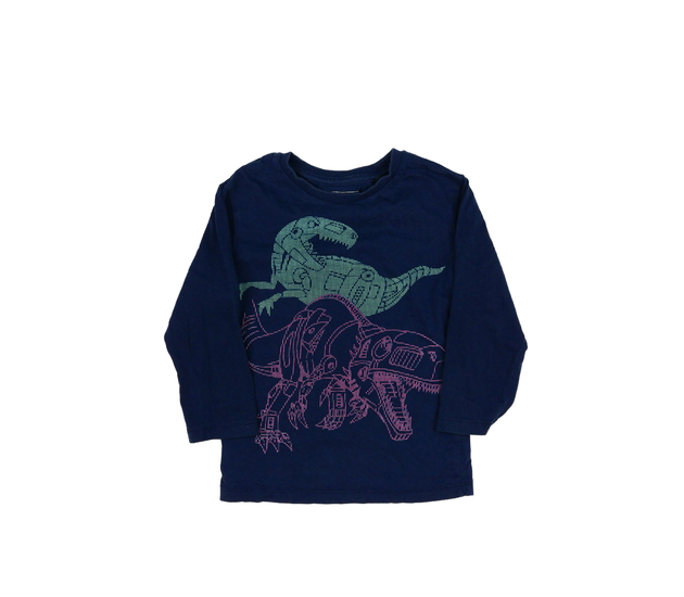 Tmavě modré triko s dinosaury Next