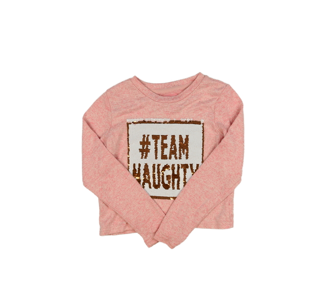 Růžové melírované crop triko Primark 