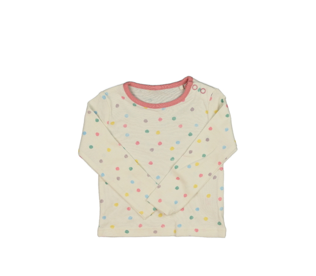 Světlé triko s barevnými kolečky Tu 