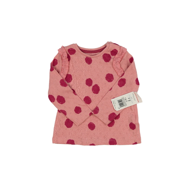 Nové růžové triko s volánky F&F