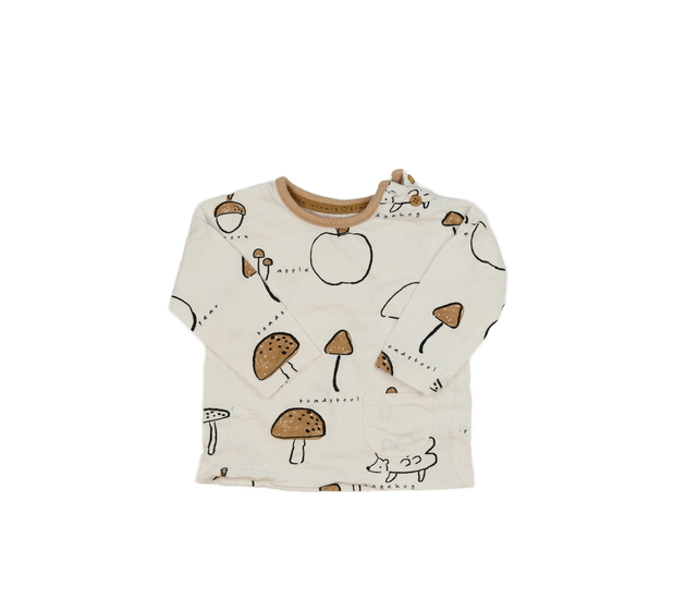 Světlé triko s motivem lesa George