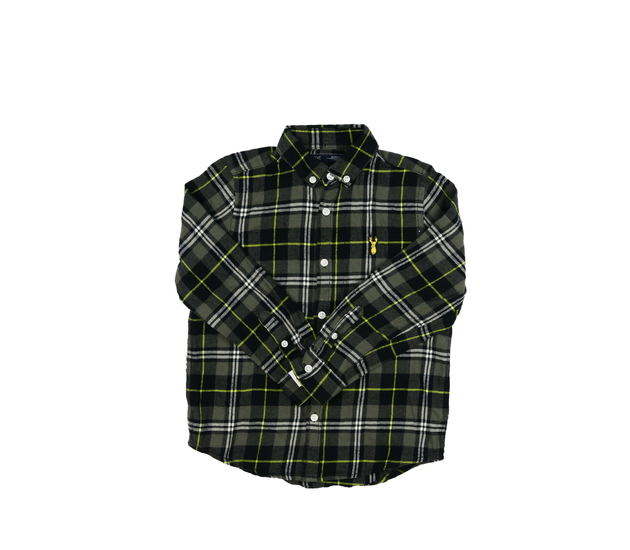 Tmavá kostkovaná košile Next