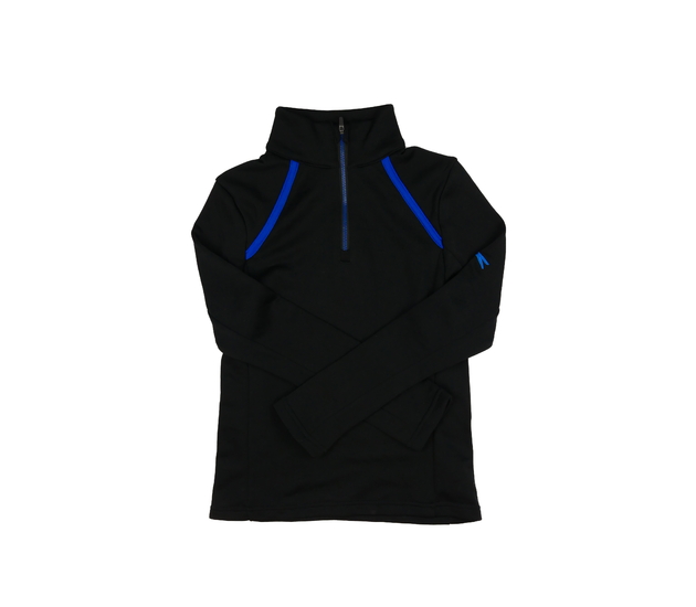 Černé triko s modrými detaily Slazenger