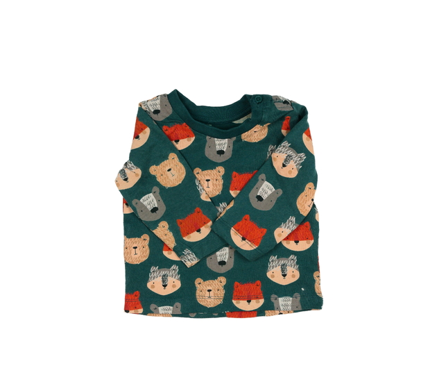 Zelené triko se zvířátky 