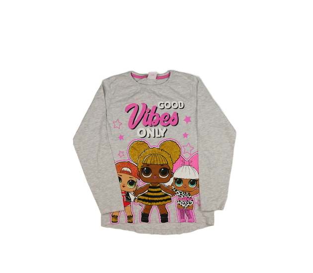 Šedé melírované triko postavy LOL Primark