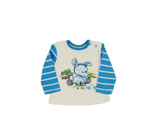 Bílo-modré triko se zvířátkem 