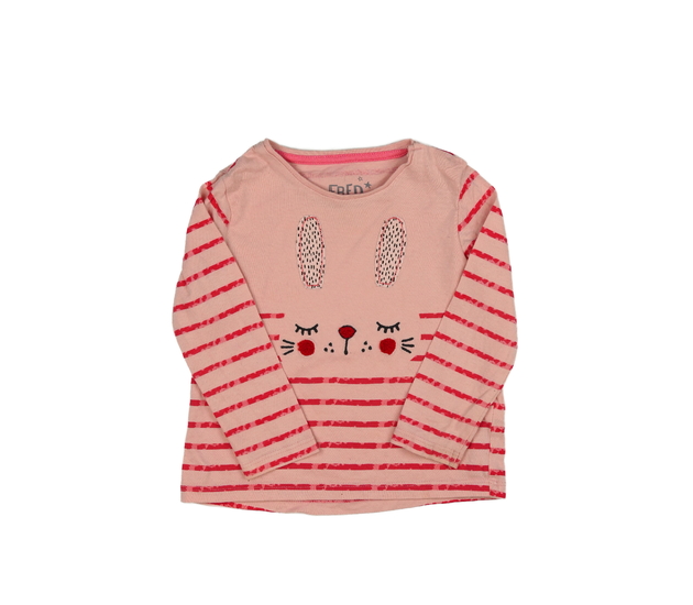 Růžové triko se zajíčkem F&F