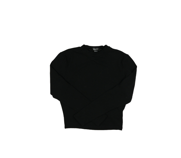 Černý crop top New Look 