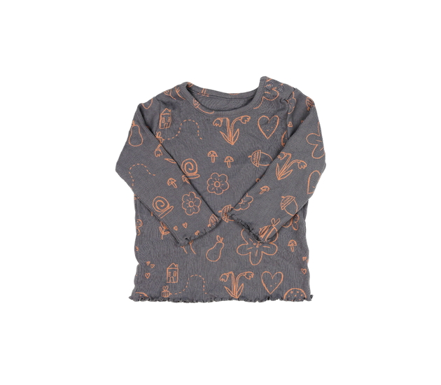 Šedé triko s obrázky George