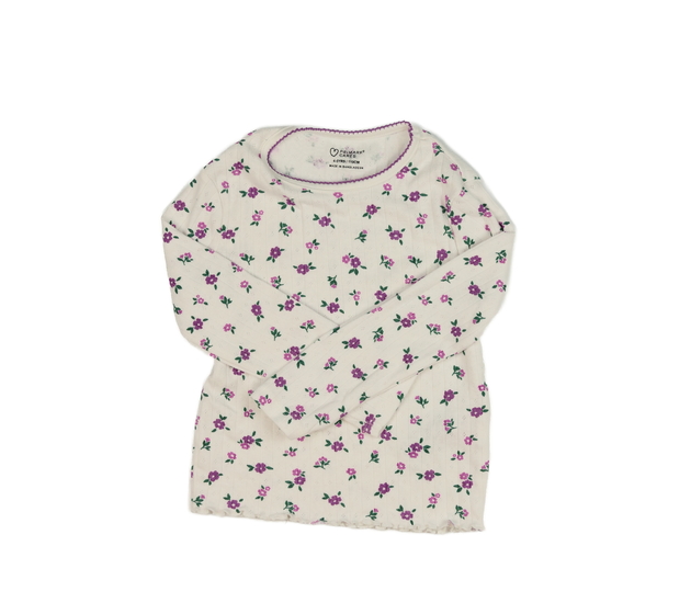 Bílé triko s květinami Primark 