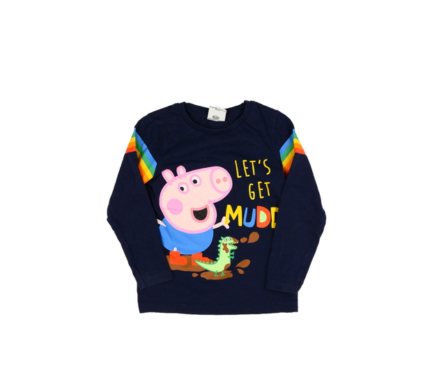 Tmavé triko Prasátko Pepa Tu