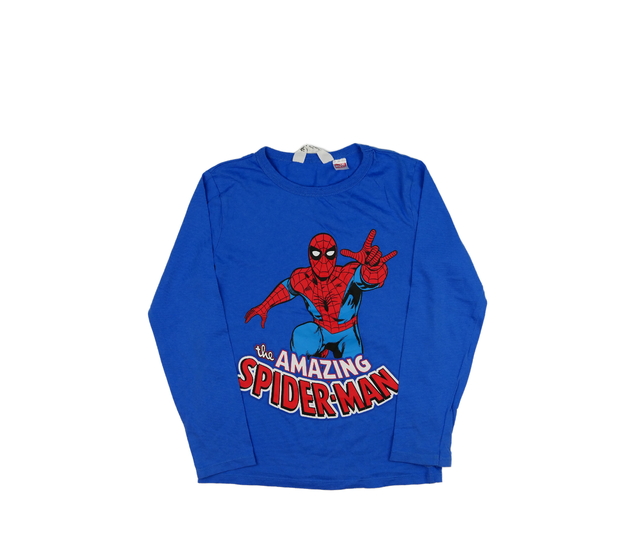 Modré triko Spider-man H&M