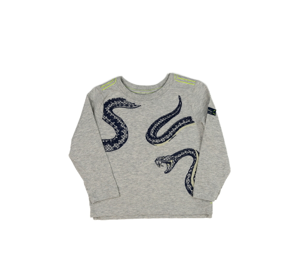 Šedé triko s hadem Joules 