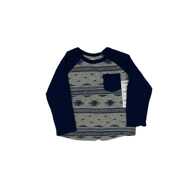 Nové šedo-modré triko 