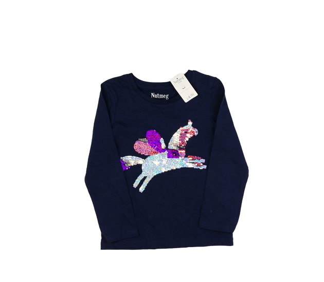 Nové tmavě modré triko s límečkem Nutmeg