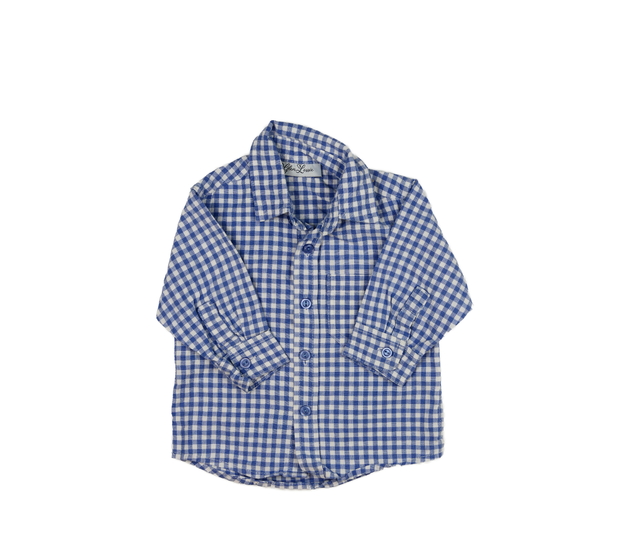 Modro-bílá kostkovaná košile 