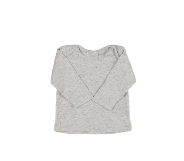 Šedé melírované triko 