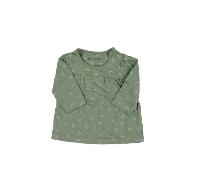 Zelené triko s květinami Nutmeg