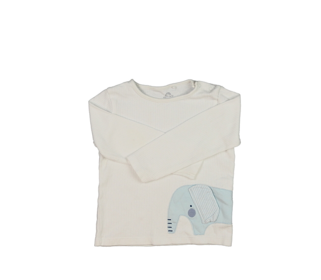 Bílé triko se slonem Next