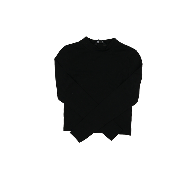 Černý crop top New Look