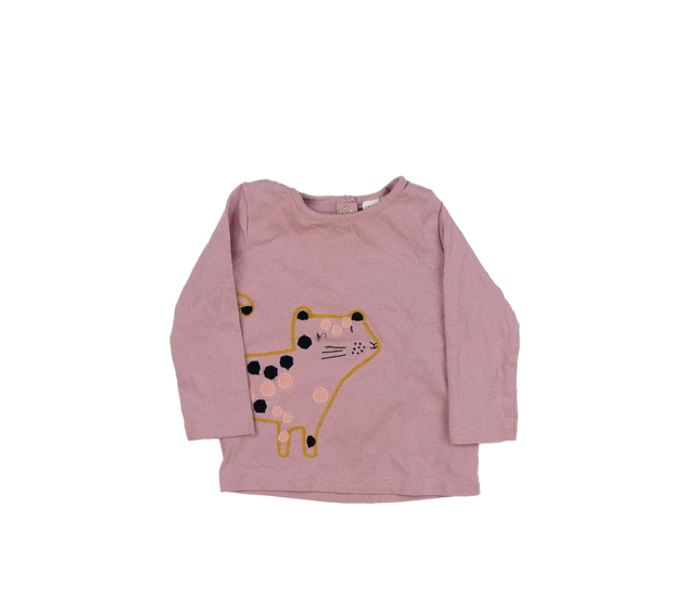 Růžové triko se zvířátkem Next