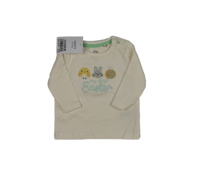 Nové krémové velikonoční triko Next