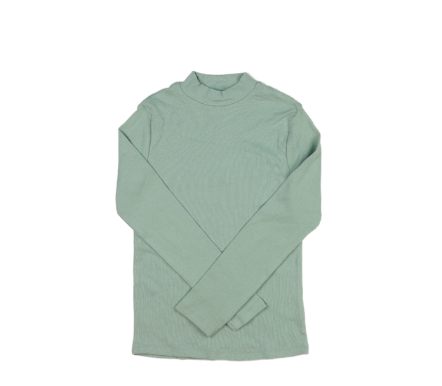 Zelené žebrované triko George