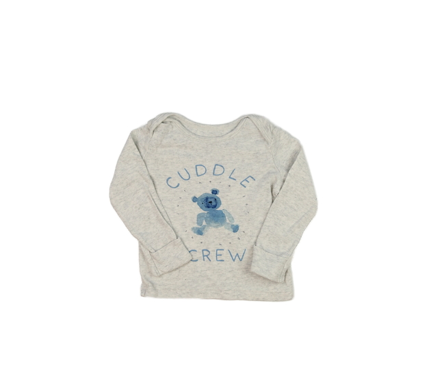 Šedé melírované triko s medvědem George