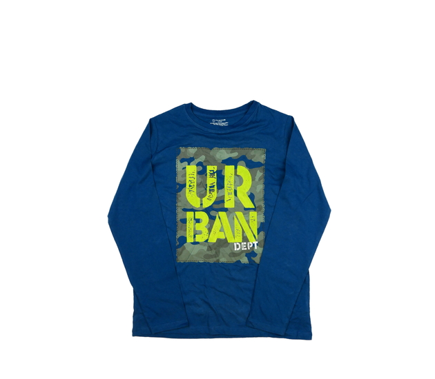 Modré triko s potiskem Primark 