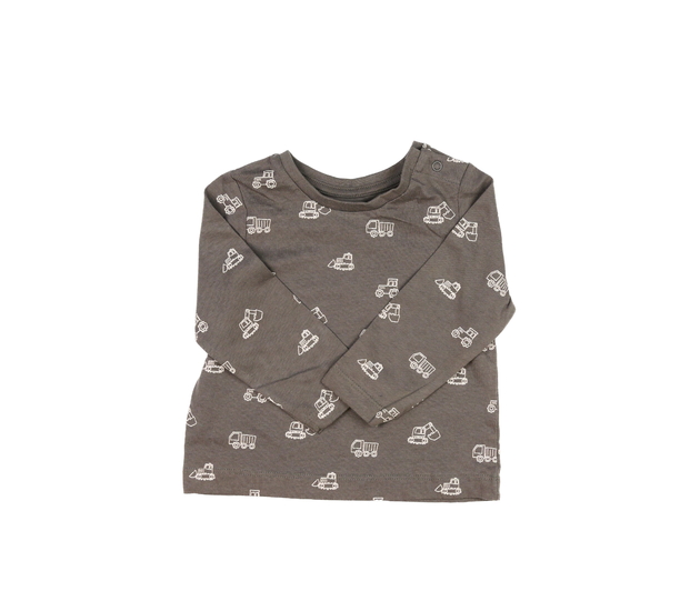 Šedé triko s traktorem 