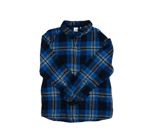 Modrá kostkovaná košile Tu 