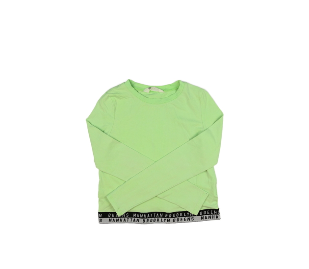 Světle zelený crop top H&M